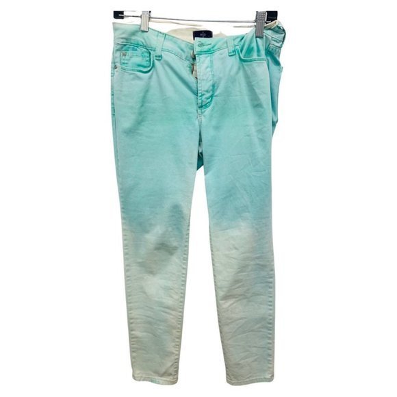 NYDJ | Light Blue Ombre Crop Jegging EUC - Picture 1 of 7